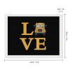 Love School Bus Diamond Painting Adults Round Diamonds Pictures Crafts Kits for Home Wall Decoration 12"x16" view 2
