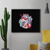 Unicorn Canada Day Canadian Flag Diamond Painting Adults Round Diamonds Pictures Crafts Kits for Home Wall Decoration 16"x20" view 4