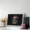 Christmas Cthulhu Diamond Painting Adults Round Diamonds Pictures Crafts Kits for Home Wall Decoration 8"x12" view 4