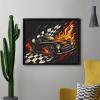 Race Sports Car Diamond Painting Adults Round Diamonds Pictures Crafts Kits for Home Wall Decoration 16"x20" view 4