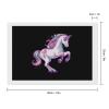 Beautiful Uni-Corn-Horse Diamond Painting Adults Round Diamonds Pictures Crafts Kits for Home Wall Decoration 8"x12" view 2