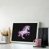 Beautiful Uni-Corn-Horse Diamond Painting Adults Round Diamonds Pictures Crafts Kits for Home Wall Decoration 8"x12" view 4
