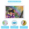 Bee Impressionism Rainbow Diamond Painting Adults Round Diamonds Pictures Crafts Kits for Home Wall Decoration 8"x12" view 3