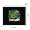 Papa Saur Dinosaur Diamond Painting Adults Round Diamonds Pictures Crafts Kits for Home Wall Decoration 16"x20" view 2