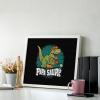 Papa Saur Dinosaur Diamond Painting Adults Round Diamonds Pictures Crafts Kits for Home Wall Decoration 16"x20" view 3