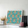 Cute Fox Diamond Painting Adults Round Diamonds Pictures Crafts Kits for Home Wall Decoration 16"x20" view 3