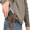 Barsony Brown Leather IWB Holster + Magazine Pouch for Taurus TH40 4.25" Right view 3