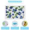 Blueberry-White Diamond Painting Adults Round Diamonds Pictures Crafts Kits for Home Wall Decoration 8"x12" view 3