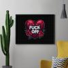Fuck Off Diamond Painting Adults Round Diamonds Pictures Crafts Kits for Home Wall Decoration 12"x16" view 4