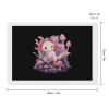 Axolotl Animals Diamond Painting Adults Round Diamonds Pictures Crafts Kits for Home Wall Decoration 8"x12" view 2