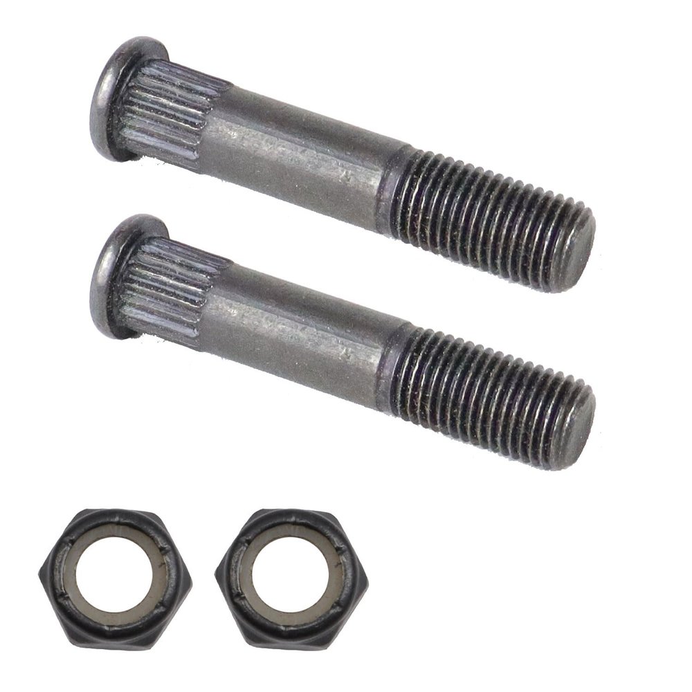 Replacement Skateboard Truck Kingpin and Nut 50mm Black Pound in 2-Pack