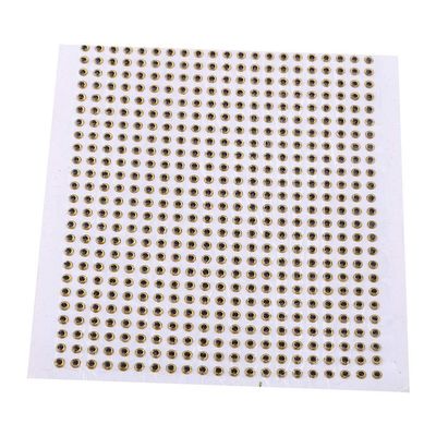 Sonew HighQuality 3D Fish Eyes for Fishing Lures, 500pcs/pack 3mm, Lightweight, Material for Fly Tying Crafts, Great for Jigs, Crafts in Fresh and Saltwater - Golden (5mm)