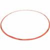 Champion Sports Mens Lacrosse Crease: Rhino Flex Portable Lacrosse Goal Crease - 18 Foot Diameter All Weather Crease with Weights, Stakes and Carry Bag - Orange view 1