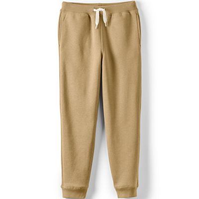 Lands' End Kids Jogger Sweatpants X-Small Gold Yellow