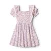 Amazon Essentials x Sofia Grainge Baby Girls' Embroidered Knit Dress, Blue Ivory Delicate Floral, 3-6 Months view 1