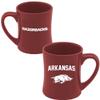 RFSJ Arkansas Razorbacks Ceramic 16oz Sculpted Mug  Official Team Logo Coffee Cup  Handwash Recommended  Individually Boxed view 1