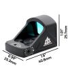 AT3 Tactical ARO-Mini Red Dot Sight for Subcompact Pistols - 3 MOA Reticle - RMSc Footprint (Red 3 MOA Reticle) view 2