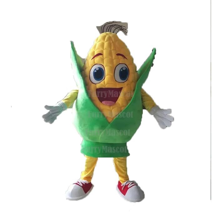 FurryMascot Mexican Corn Mascot Costume Party Carnival Mascotte Costumes With Fan Inside the Head