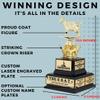 Large Custom Goat Trophy-G.O.A.T.-Greatest of All Time Funny Trophy-Traveling Perpetual Award-Personalized Engraved Plate-Appreciation Gift-Golf Scramble,Cornhole Competition(Large Custom G.O.A.T.) view 2