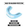 2 Pack Nxtrnd Rush Dual Layer Mouthguard, Custom Fit Sports Mouthpiece for Football, Boxing, MMA, Basketball, Hockey, Lacrosse, Youth & Adult (Columbia Blue) view 2