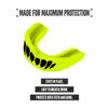 2 Pack Nxtrnd Rush Dual Layer Mouthguard, Custom Fit Sports Mouthpiece for Football, Boxing, MMA, Basketball, Hockey, Lacrosse, Youth & Adult (Neon Yellow) view 2