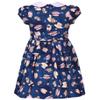 Bonnie Jean Girls 3M-6X Embroidered Smocked Panel Dress (Navy Teacup, 18M) view 2