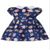 Bonnie Jean Girls 3M-6X Embroidered Smocked Panel Dress (Navy Teacup, 18M) view 4
