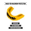 2 Pack Nxtrnd Rush Dual Layer Mouthguard, Custom Fit Sports Mouthpiece for Football, Boxing, MMA, Basketball, Hockey, Lacrosse, Youth & Adult (Yellow) view 2