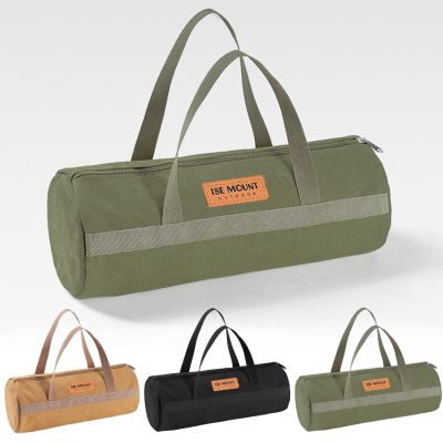 Tent Stakes Bag,Canvas Camping Storage Bags Essentials Accessories Tools Hiking Hunting Gear (Green 40CM)
