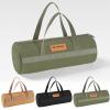 Tent Stakes Bag,Canvas Camping Storage Bags Essentials Accessories Tools Hiking Hunting Gear (Green 40CM) view 1