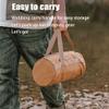 Tent Stakes Bag,Canvas Camping Storage Bags Essentials Accessories Tools Hiking Hunting Gear (Green 40CM) view 2