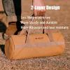 Tent Stakes Bag,Canvas Camping Storage Bags Essentials Accessories Tools Hiking Hunting Gear (Green 40CM) view 3