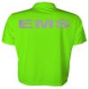 EMS Polo in Safety Green with Silver/Reflective Design, Performance Polo w/Moisture Wicking Technology view 2