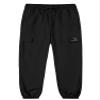 SANGTREE Women's Cargo Pants Elastic Waist Drawstring Casual Tapered Jogger Pants with Pockets for Women, Black, L view 3