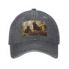 Baseball Cap Cowboy Dad Hat Cute Bears Play in The Tree Hat Golf Baseball Hat for Men Women Adjustable Trucker Hat Deep Heather view 3