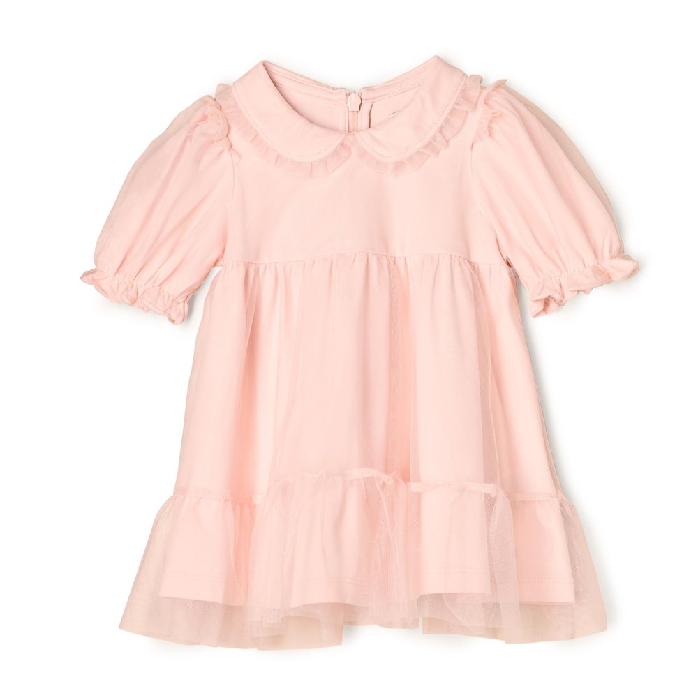 Amazon Essentials x Sofia Grainge Baby Girls' Tulle Dress, Light Pink, 12 Months