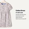 Amazon Essentials x Sofia Grainge Baby Girls' Cotton Sateen Dress with Collar, Blue Ivory Delicate Floral, Newborn view 4