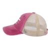 1 Cross 3 Nails 4 Given Hat Men Humor Jesus Christian Country Hats for Womens Trucker Hat Pink Cycling Cap Cute Unique Gifts for Nanny view 3