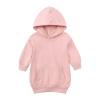 Toddler Baby Girls Long Sleeve Hoodies Dress Fall Trendy Fleece Sweatshirts Outfits Hooded Dresses (Pink, 3-4 Years) view 2