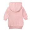 Toddler Baby Girls Long Sleeve Hoodies Dress Fall Trendy Fleece Sweatshirts Outfits Hooded Dresses (Pink, 3-4 Years) view 3