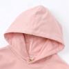 Toddler Baby Girls Long Sleeve Hoodies Dress Fall Trendy Fleece Sweatshirts Outfits Hooded Dresses (Pink, 3-4 Years) view 4