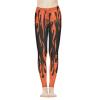 FOR U DESIGNS Fire Leggings for Women High Waist Workout Leggings Size XL Soft Comfy Casual Yoga Pants Tummy Control Lounge Pants view 2