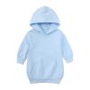 Toddler Baby Girls Long Sleeve Hoodies Dress Fall Trendy Fleece Sweatshirts Outfits Hooded Dresses (Blue, 4-5 Years) view 3