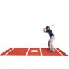 GSK Baseball Hitting Mat 3.8FT 10FT Training Equipment Artifical Turf Softball Pitching Mat Backyard Adult Kids Batter's Box Practice Thickened Baseball Pad Batting Cage Portable Turf Roll view 3