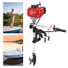 2 Stroke Outboard Motor Engine 2.5HP/1.45 KW Boat Engine with Air Cooling, 1.2L/0.32gal, Marine Boat Motor for Inflatable Boats, Iron Boats, Plastic Boats, Fiberglass Boats, Wooden Boats view 2