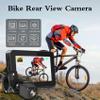 BEUDUOQI Bike Mirror,1080P AHD Bicycle Rear View Camera with 4.3" Screen,130 Wide Angle Color Night Vision Taillight Bike Camera 360 Adjustable,Bike Accessories for Most Bikes view 2