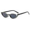 helena Small frame Cat Eye Sunglasses for Women Vintage Square Sparkling Crystal Trendy Retro Oval Party Sunglasses S67 (C1) view 1