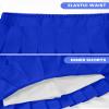 Auranso Girls Pleated Skirt Kids Tennis Elastic Waist Uniform Plaid Skirt Royal Blue 13-14Y view 4