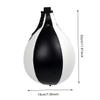Boxing Pear Shape PU Speed Ball Pear Training Speedball Swivel Punch Bag Hanging Swivel Punch Ball for Boxing Punching Exercise Speedball Speed Bag Punch Fitness Training Ball(Black White) Hang view 3