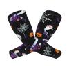 GDUUASB Funny Halloween Bats Arm Sleeves, Halloween Cooling Sun Protection Sports Sleeves for Men Women Golf Basketball view 2